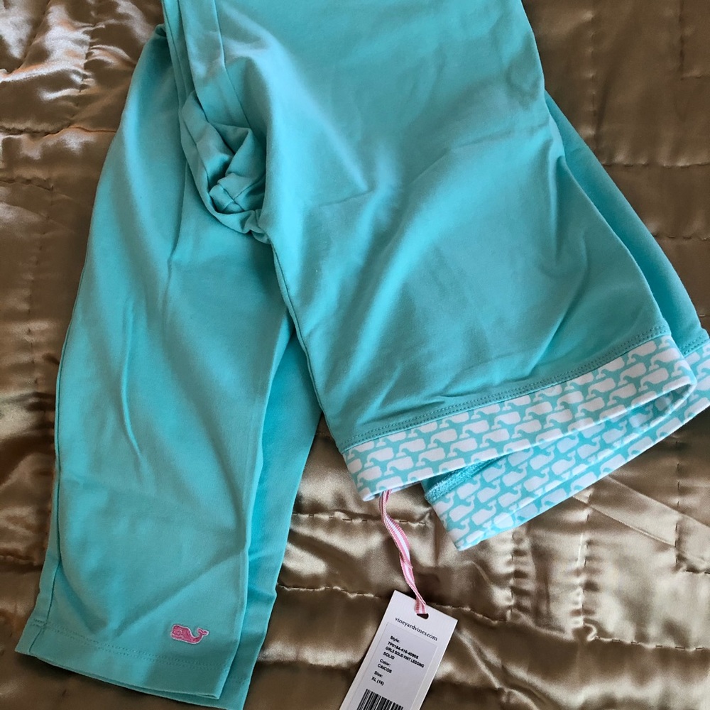 Vineyard Vines Girls size 16 leggings NWT